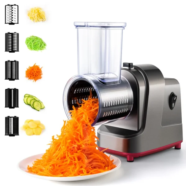 Trancheuse Électrique 250W – Tranchez Charcuteries Fromages et Pains à la Perfection