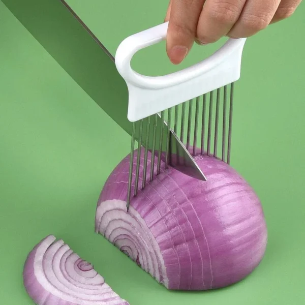 Coupe-Oignon Inox – Émincez Oignons et Légumes Sans Pleurs